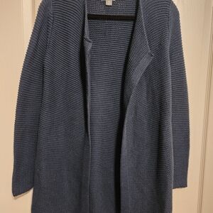 Old Navy Women's Blue Open-Front Cardigan